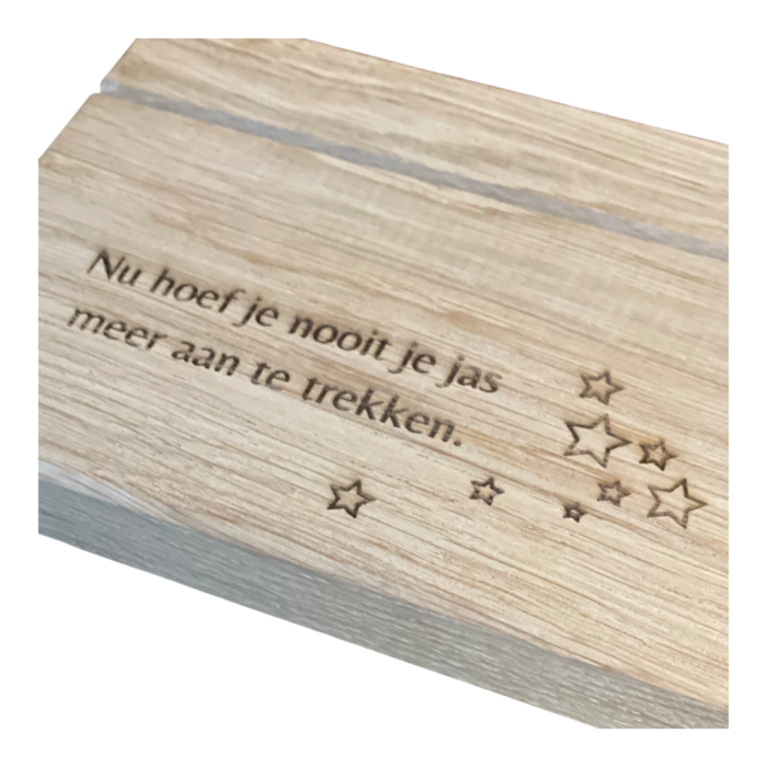 Herinneringsplank | Verdriet komt voort uit liefde | Paardebloem - Afbeelding 3