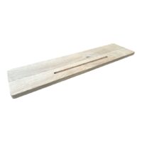Badplank | 90cm | Onbehandeld eikenhout | Met gravering mogelijk - Afbeelding 6