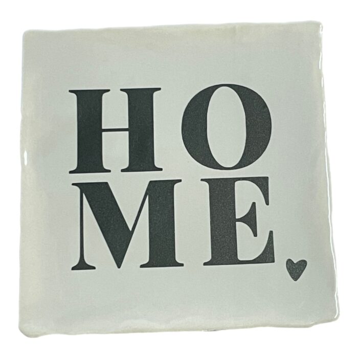 Tegeltje | Zelf samenstellen | HOME met hartje - Afbeelding 3