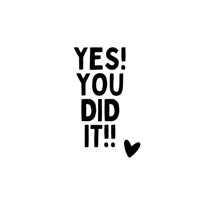 Tegeltje | Zelf samenstellen | Yes You did it