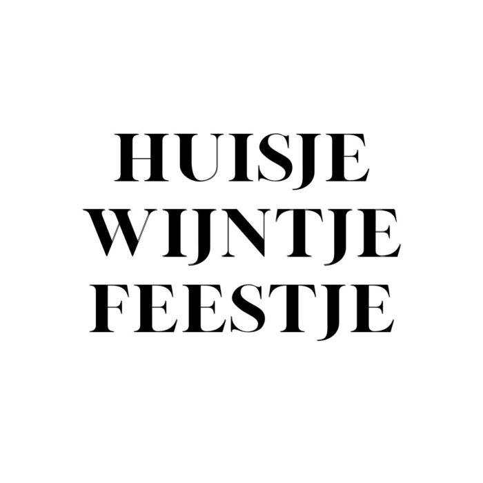 Tegeltje | Zelf samenstellen | Huisje Wijntje Feestje